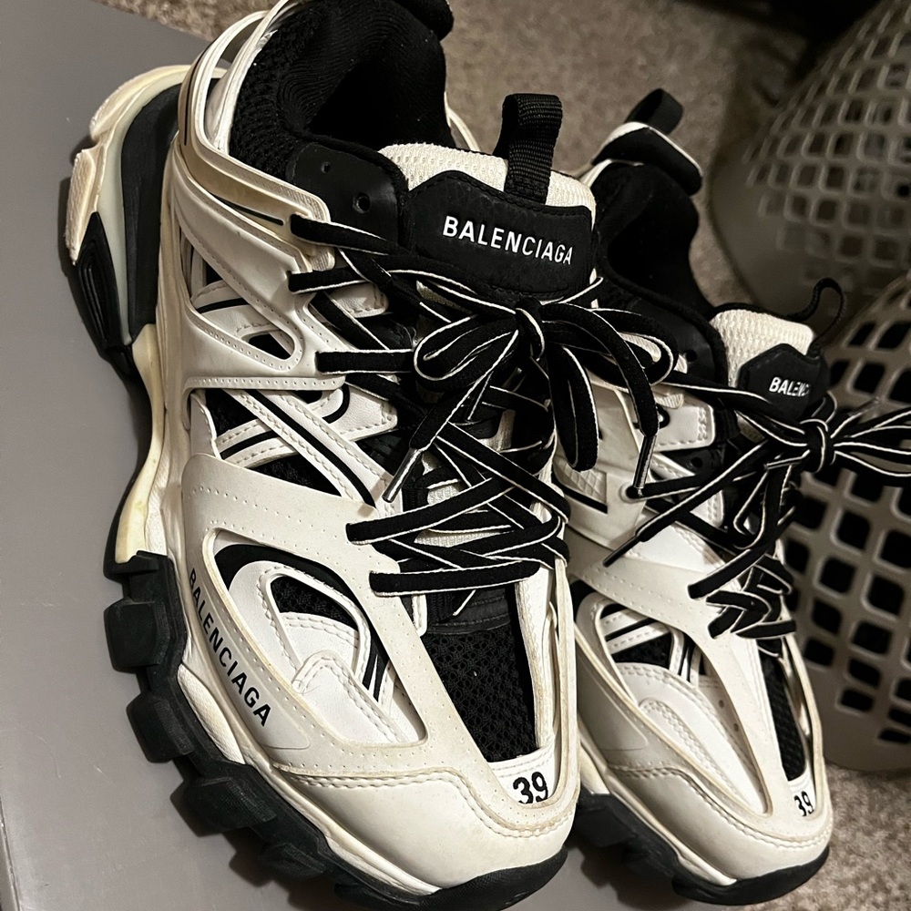 Balenciagas Track Faded Sneakers